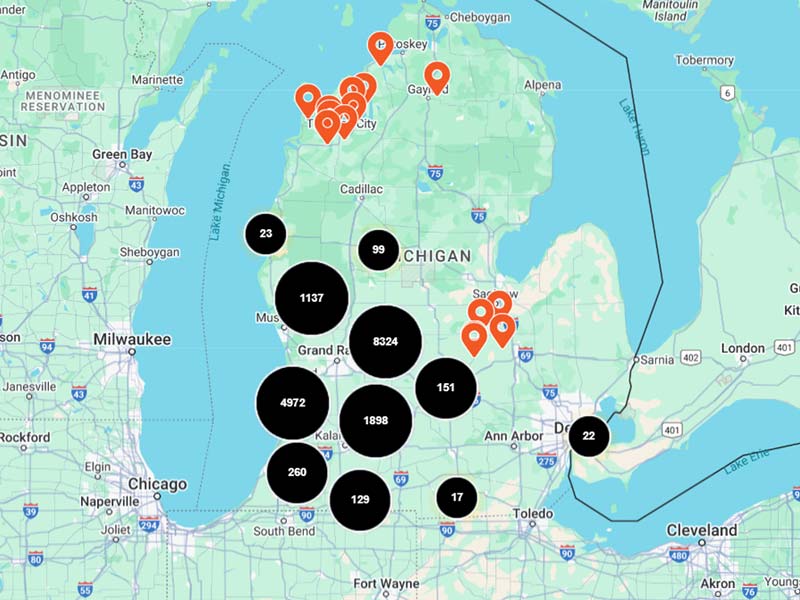 Service Areas